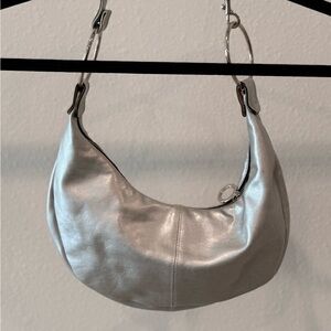 Apt. 9 Shimmering Silver Hobo Bag